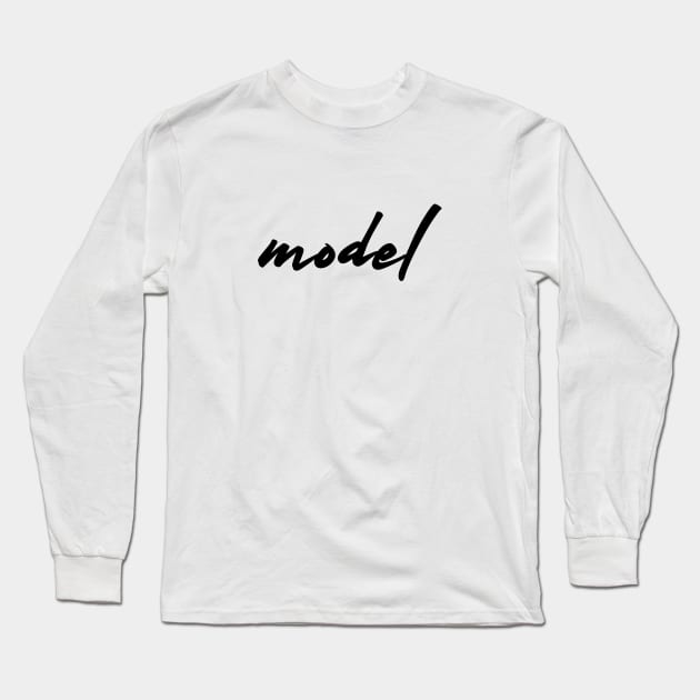 Model signature Long Sleeve T-Shirt by PallKris